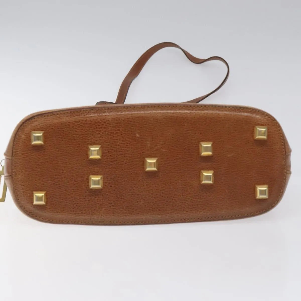 Salvatore Ferragamo Vintage Leather Brown Leather Shoulder Bag Bag (Pre-Owned)