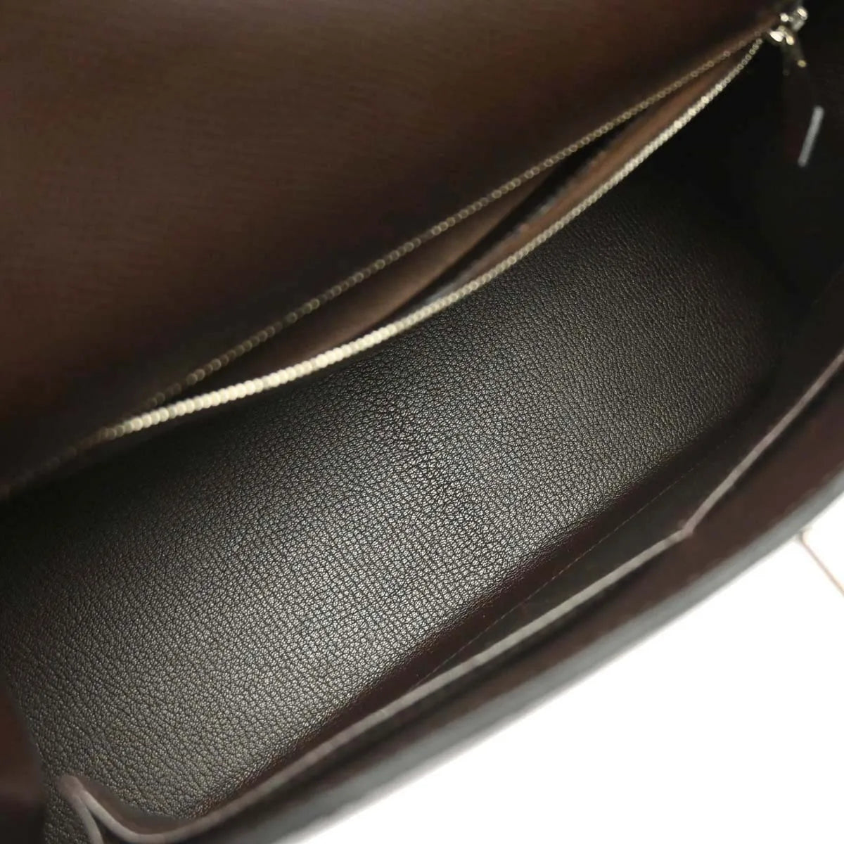 Hermes Kelly Sellier Epsom Brown Calfskin Handbag (Pre-Owned)