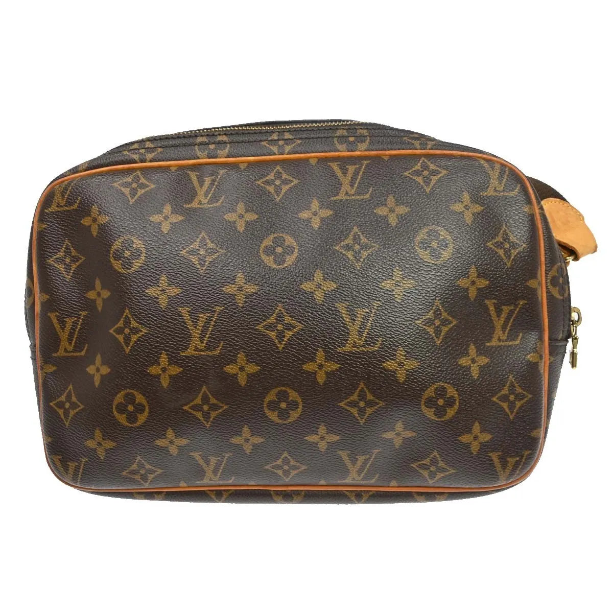 Louis Vuitton Reporter Monogram Canvas Brown Canvas Shoulder Bag Bag (Pre-Owned)