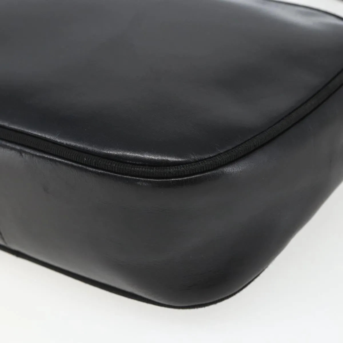 Salvatore Ferragamo Vara Bow Camera Patent Leather Black Leather Shoulder Bag Bag (Pre-Owned)