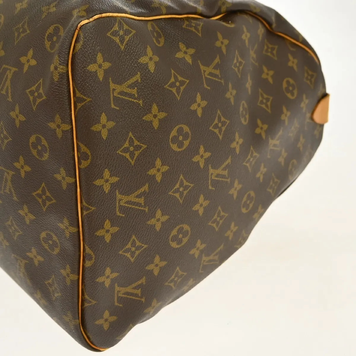 Louis Vuitton Keepall Monogram Brown Canvas Travel Bag Bag (Pre-Owned)