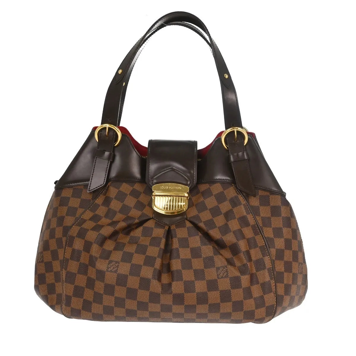 Louis Vuitton Sistina Damier Brown Canvas Handbag (Pre-Owned)