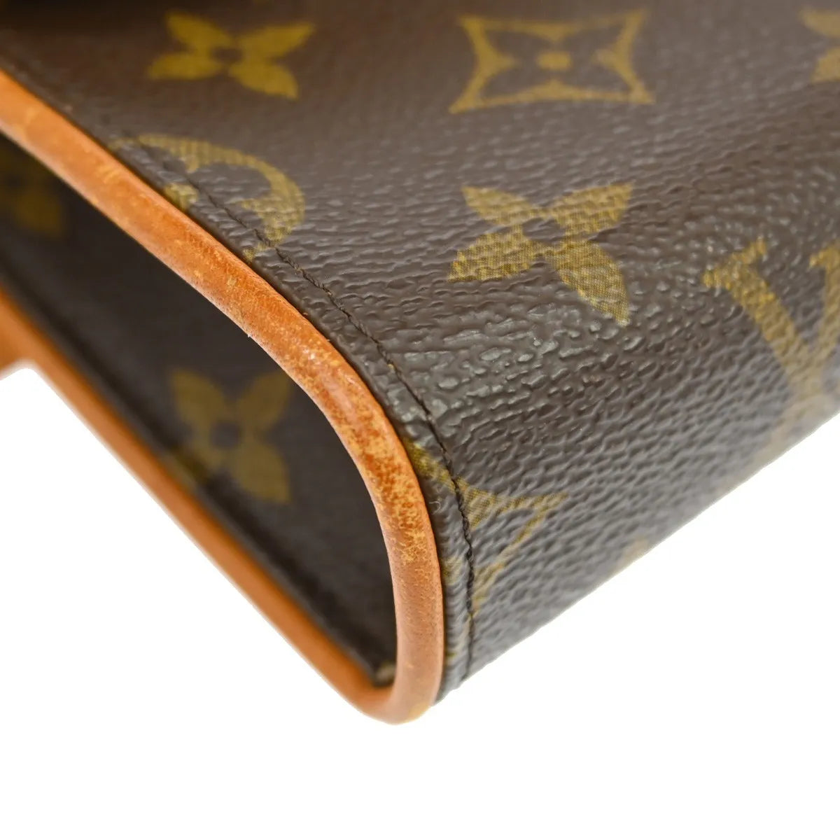 Louis Vuitton Florentine Waist Monogram Canvas Brown Canvas Clutche & Pouche Bag (Pre-Owned)