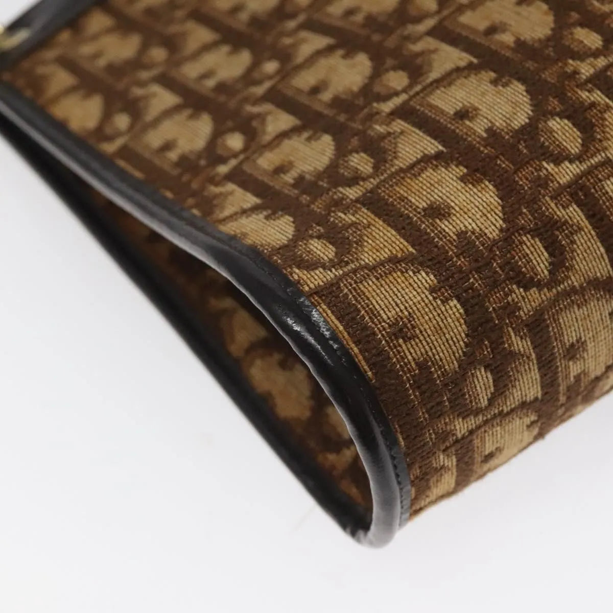 Christian Dior Vintage Trotter Canvas Brown Canvas Shoulder Bag Bag (Pre-Owned)