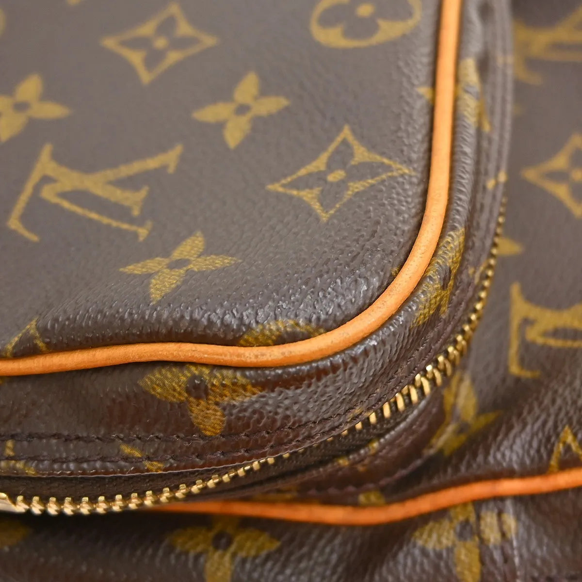 Louis Vuitton Amazone Monogram Canvas Brown Canvas Shoulder Bag Bag (Pre-Owned)