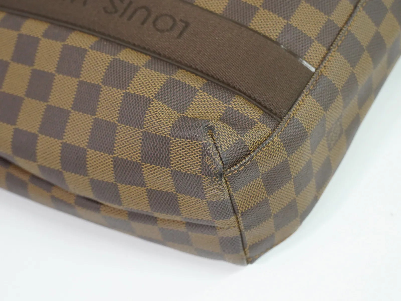 Louis Vuitton Beaubourg Damier Brown Canvas Tote Bag Bag (Pre-Owned)