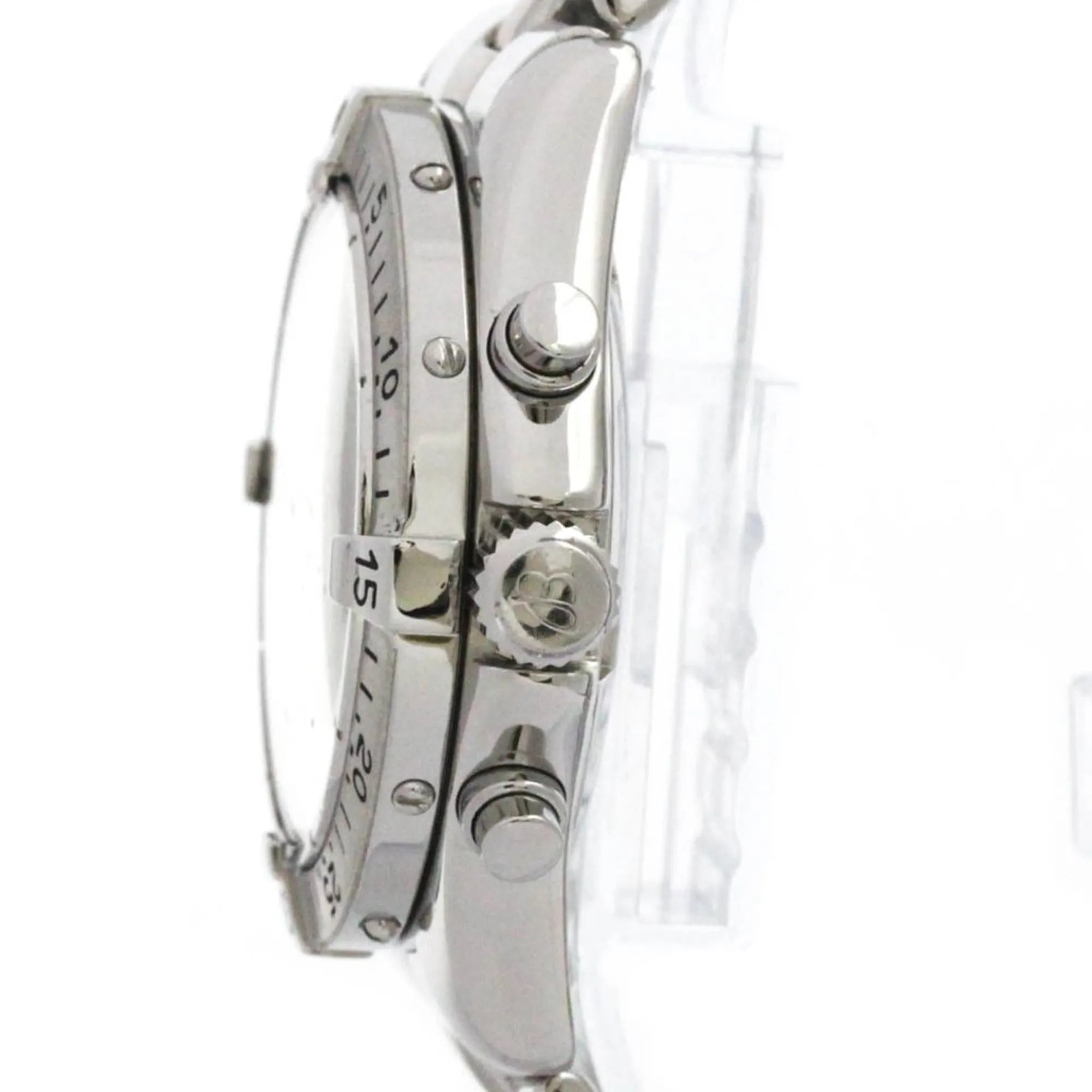 Breitling Transocean Chronograph Stainless Steel Watch (Pre-Owned)
