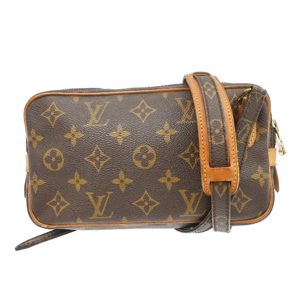 Louis Vuitton Pochette Marly Bandouliere Monogram Canvas Brown Canvas Shoulder Bag Bag (Pre-Owned)