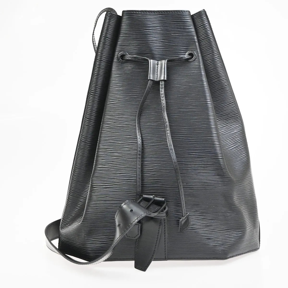 Louis Vuitton Sac A Dos Drawstring Epi Leather Black Leather Backpack Bag (Pre-Owned)