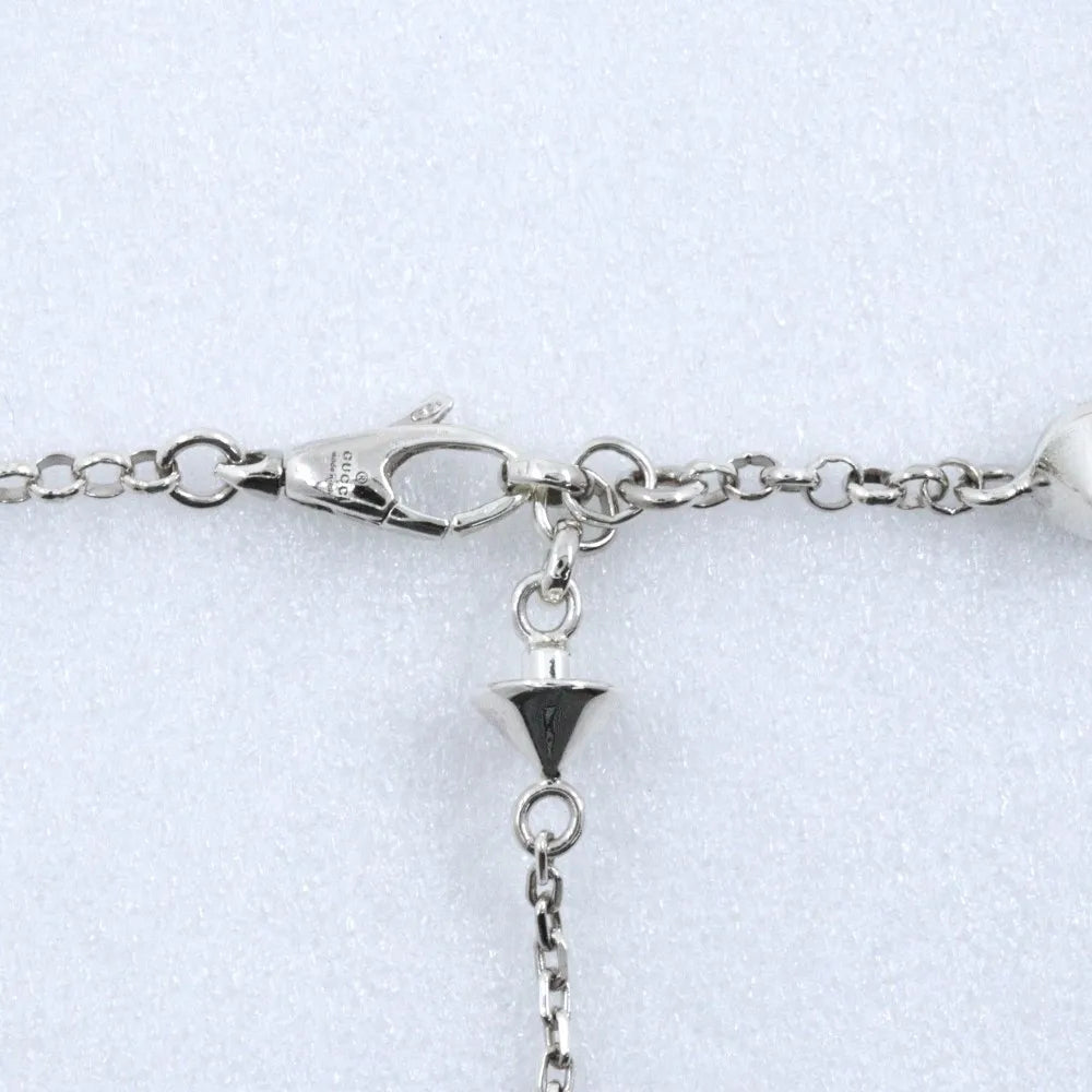 Gucci Bosco Sterling Silver And Enamel Silver Silver Bracelet Jewelry (Pre-Owned)