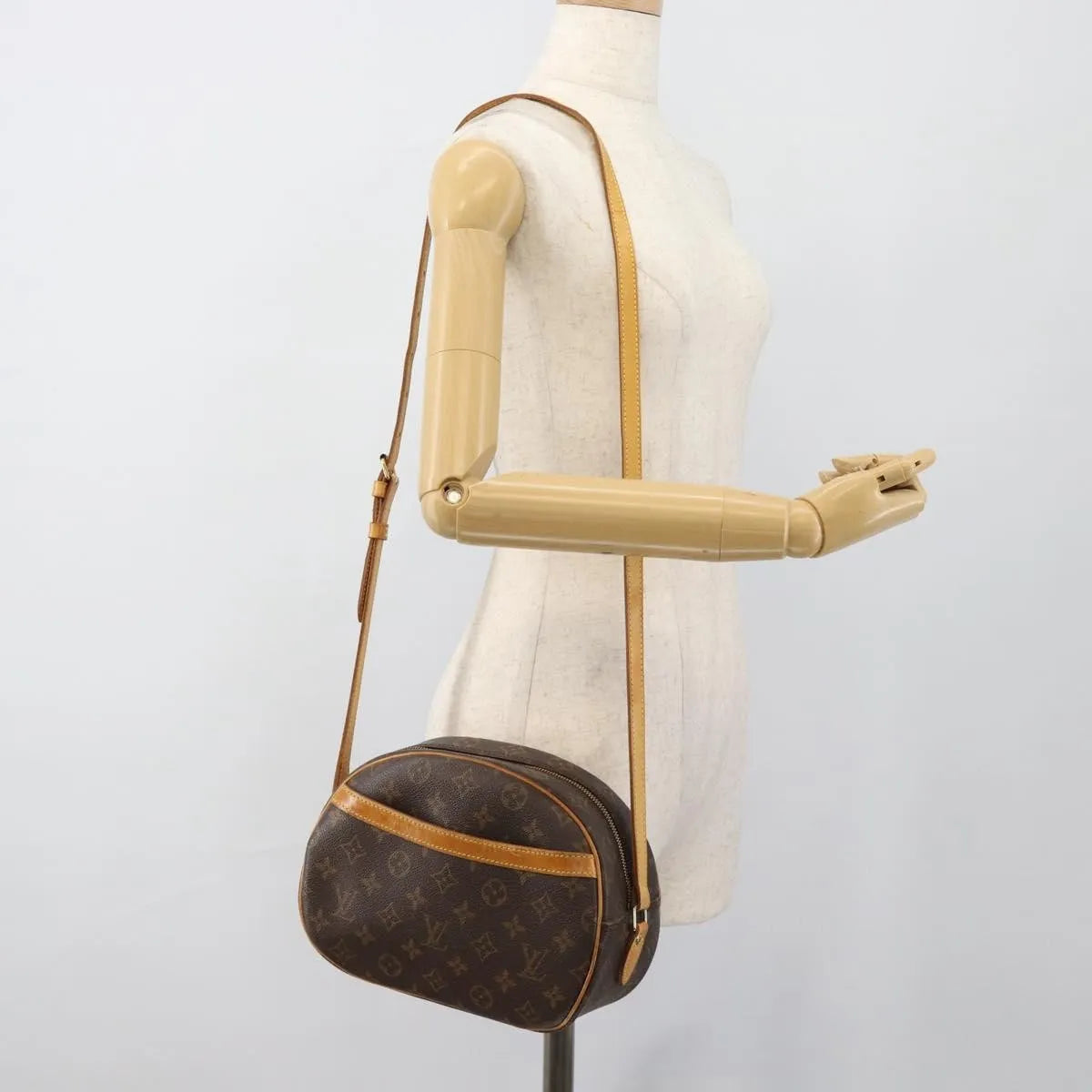 Louis Vuitton Blois Monogram Canvas Brown Canvas Shoulder Bag Bag (Pre-Owned)