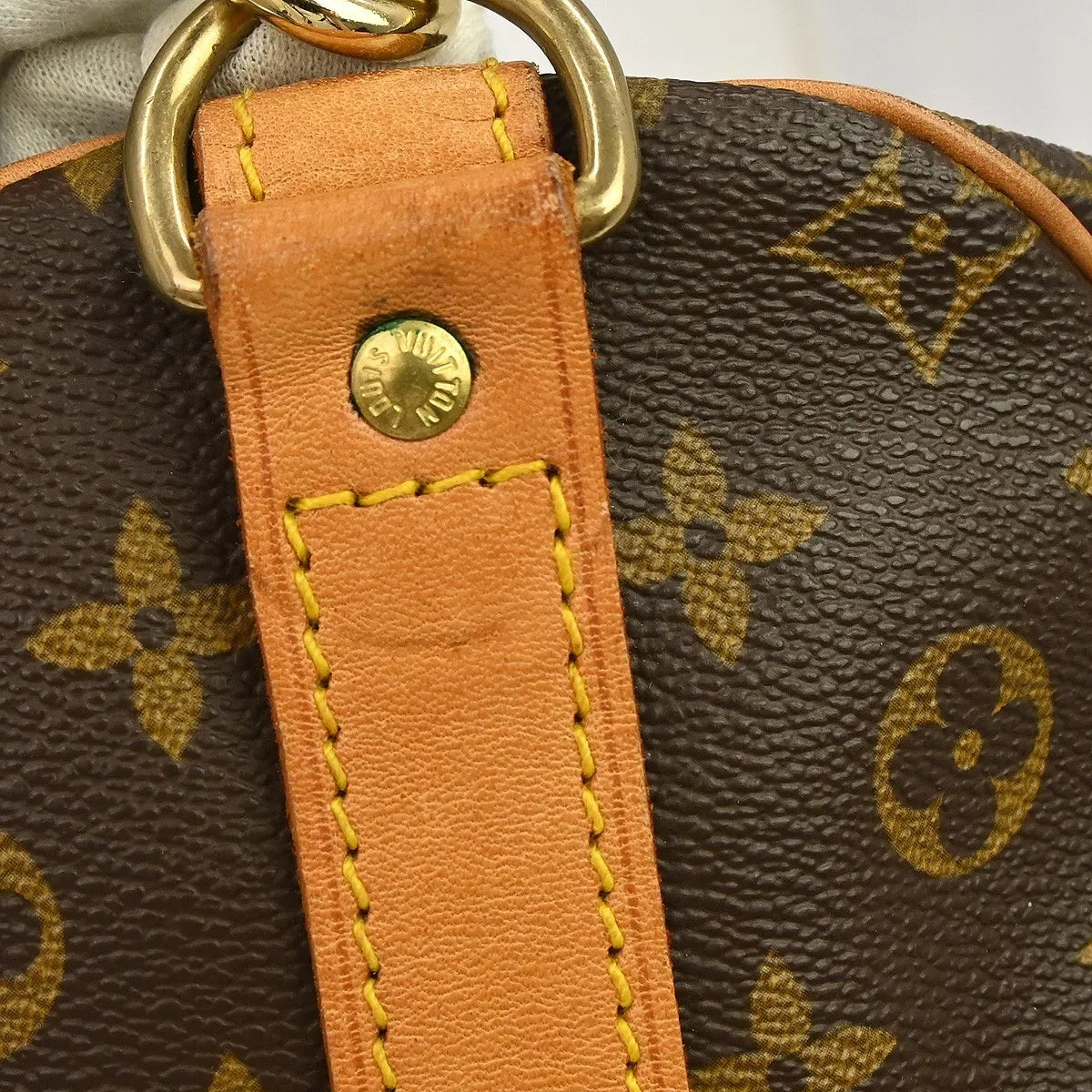 Louis Vuitton Keepall Bandouliere Monogram Canvas Brown Canvas Travel Bag Bag (Pre-Owned)