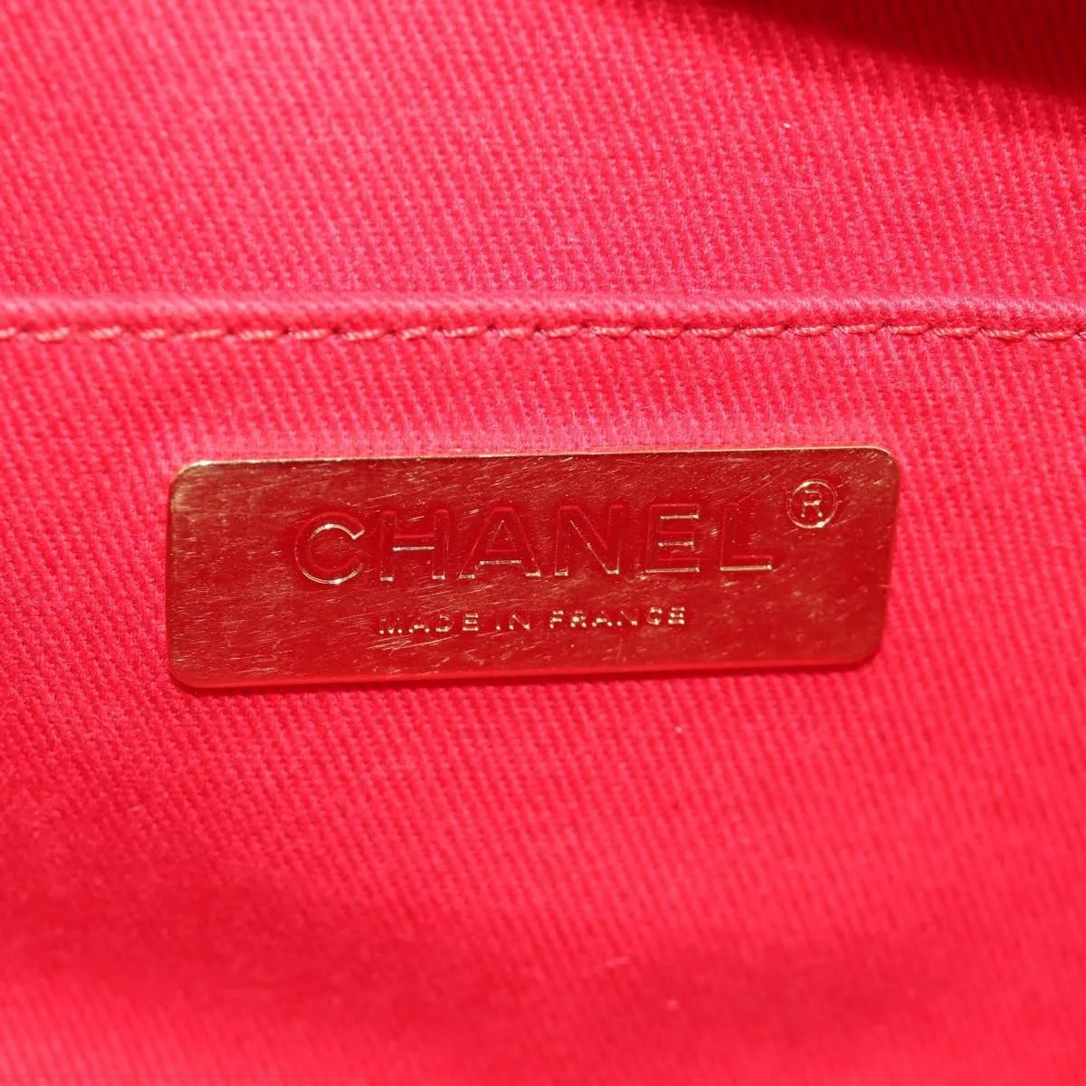 Chanel Chic Affinity Belt Stitched Caviar Red Leather Shoulder Bag Bag (Pre-Owned)