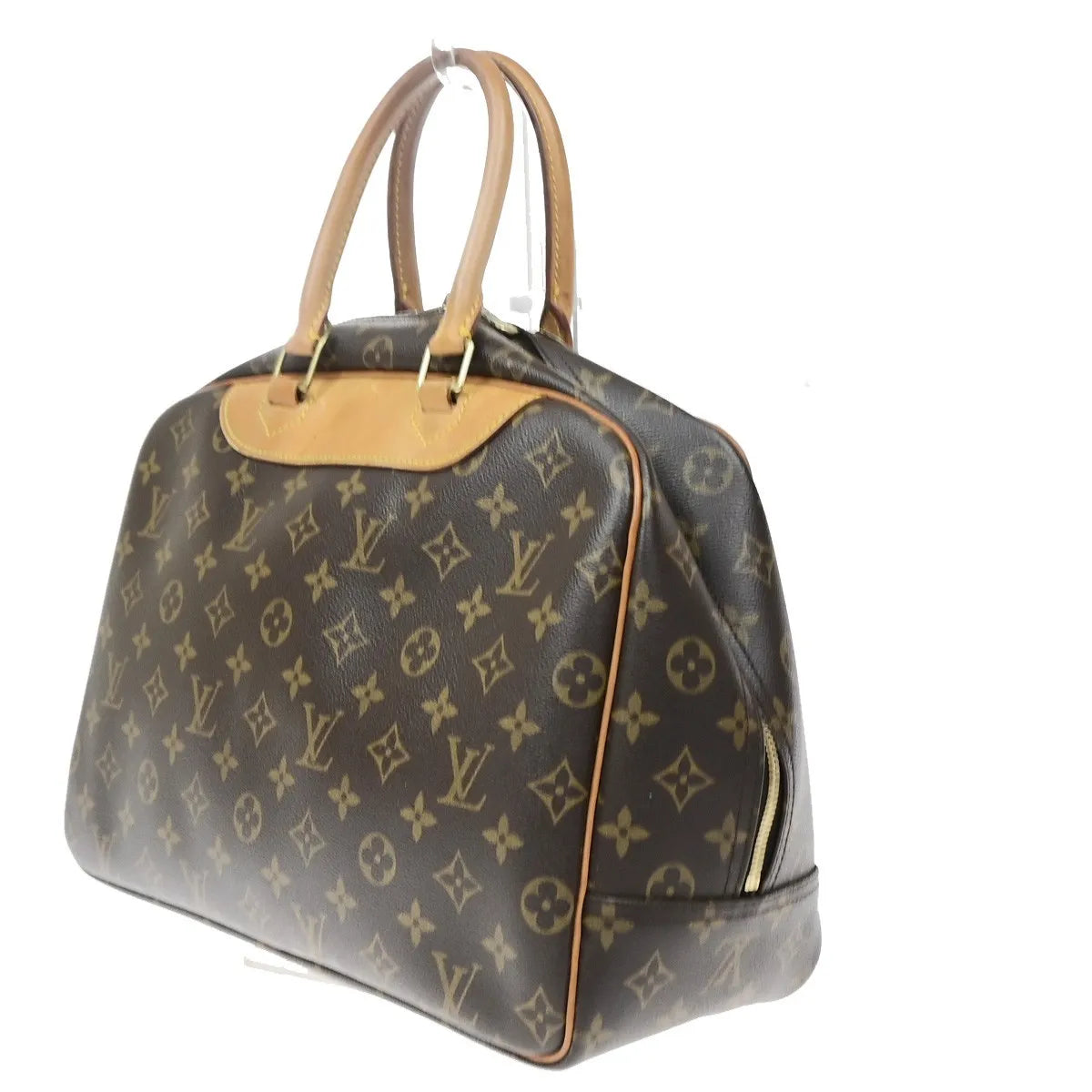 Louis Vuitton Deauville Monogram Brown Canvas Handbag (Pre-Owned)