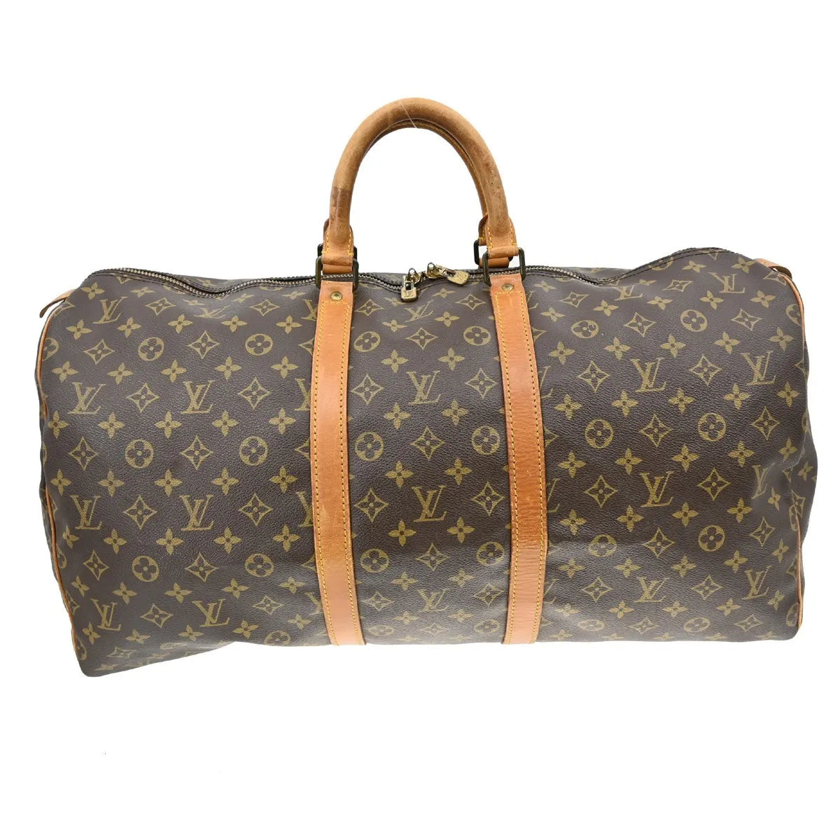 Louis Vuitton Keepall Monogram Canvas Brown Canvas Travel Bag Bag (Pre-Owned)