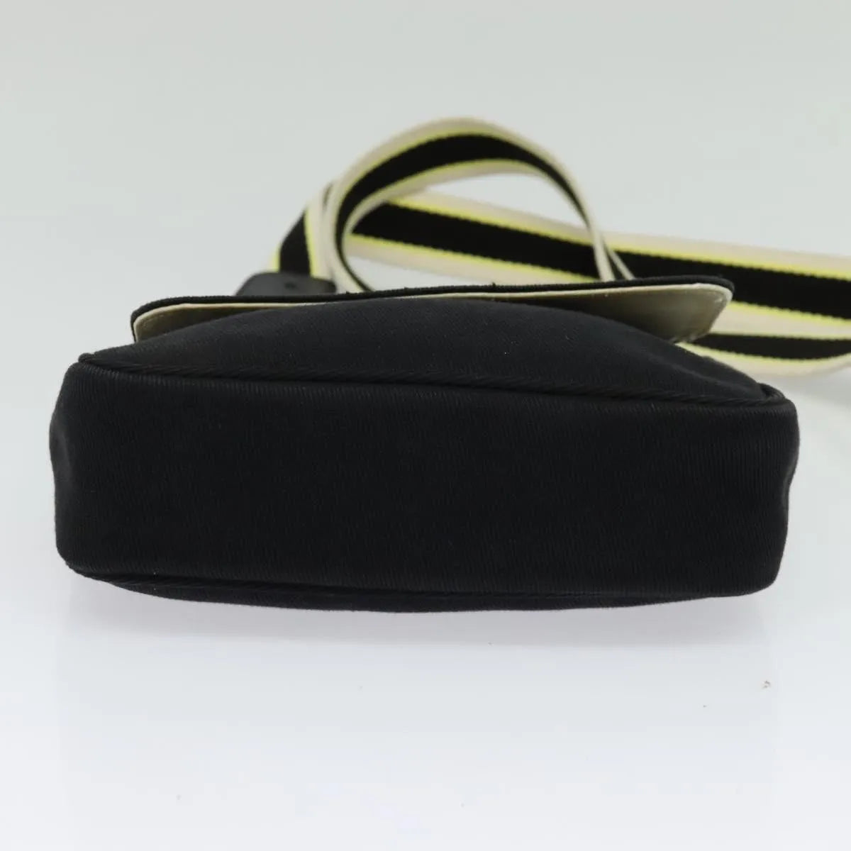 Burberry Blue Label Canvas Black Canvas Shoulder Bag Bag (Pre-Owned)