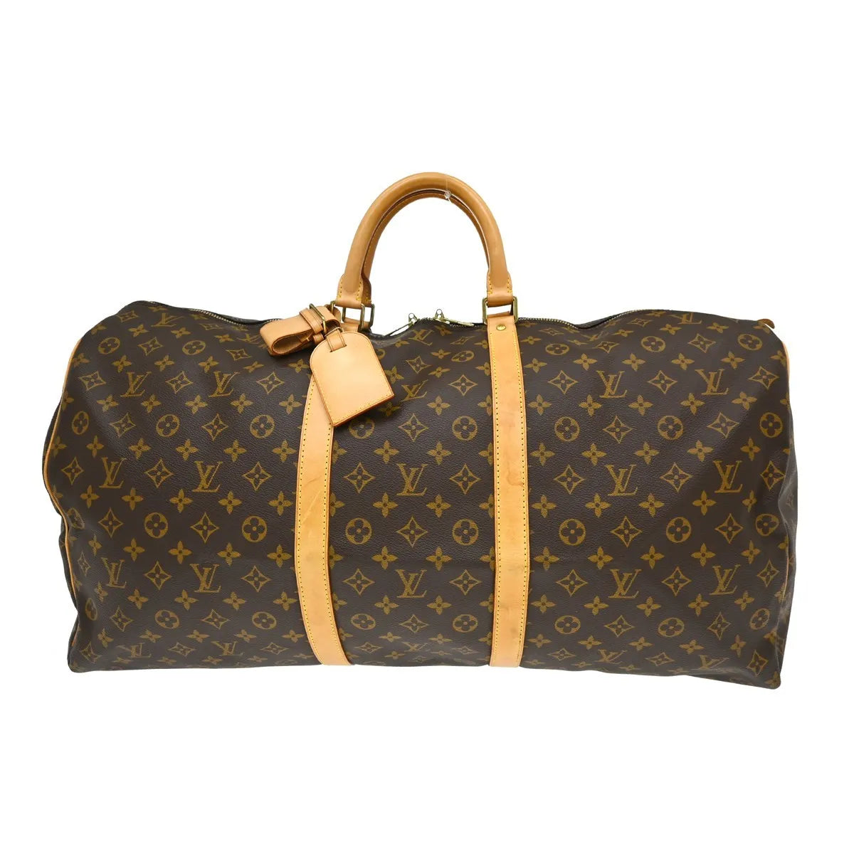 Louis Vuitton Keepall Monogram Canvas Brown Canvas Travel Bag Bag (Pre-Owned)