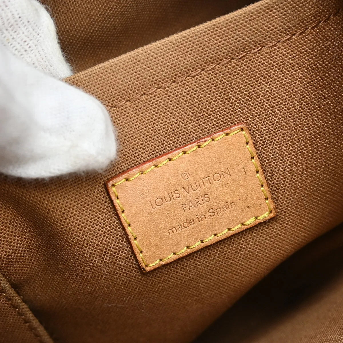Louis Vuitton Odeon Monogram Canvas Brown Canvas Shoulder Bag Bag (Pre-Owned)