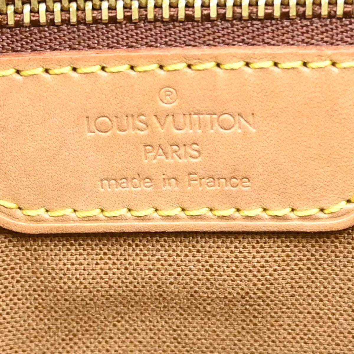 Louis Vuitton Cabas Mezzo Monogram Canvas Brown Canvas Tote Bag Bag (Pre-Owned)