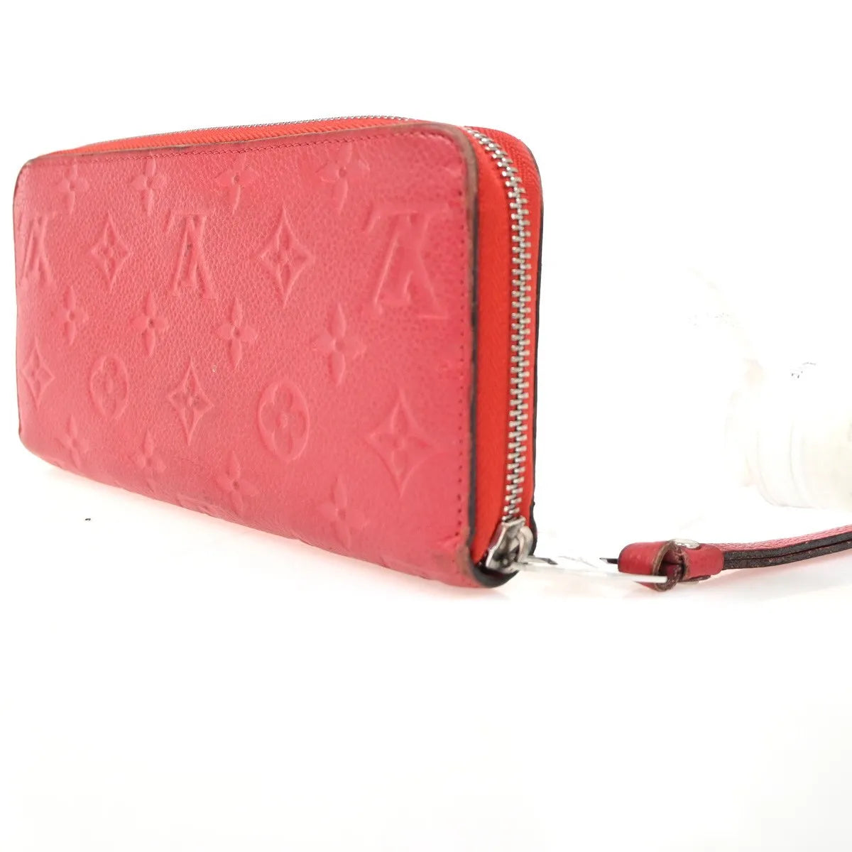 Louis Vuitton Portefeuille Zippy Monogramme Empreinte Monogramme Empreinte Red Leather Wallets Accessory (Pre-Owned)
