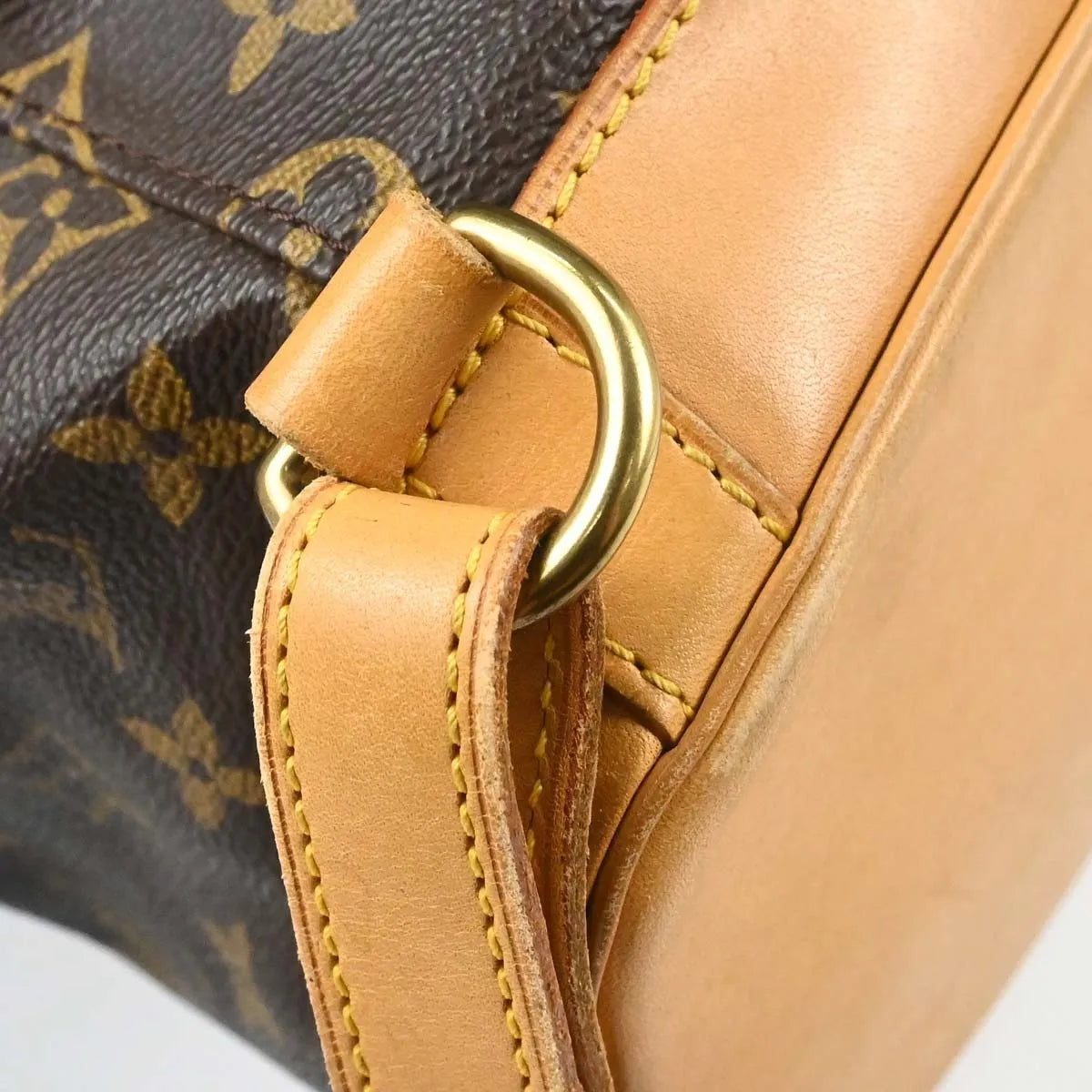 Louis Vuitton Vintage Montsouris Monogram Canvas Brown Canvas Backpack Bag (Pre-Owned)
