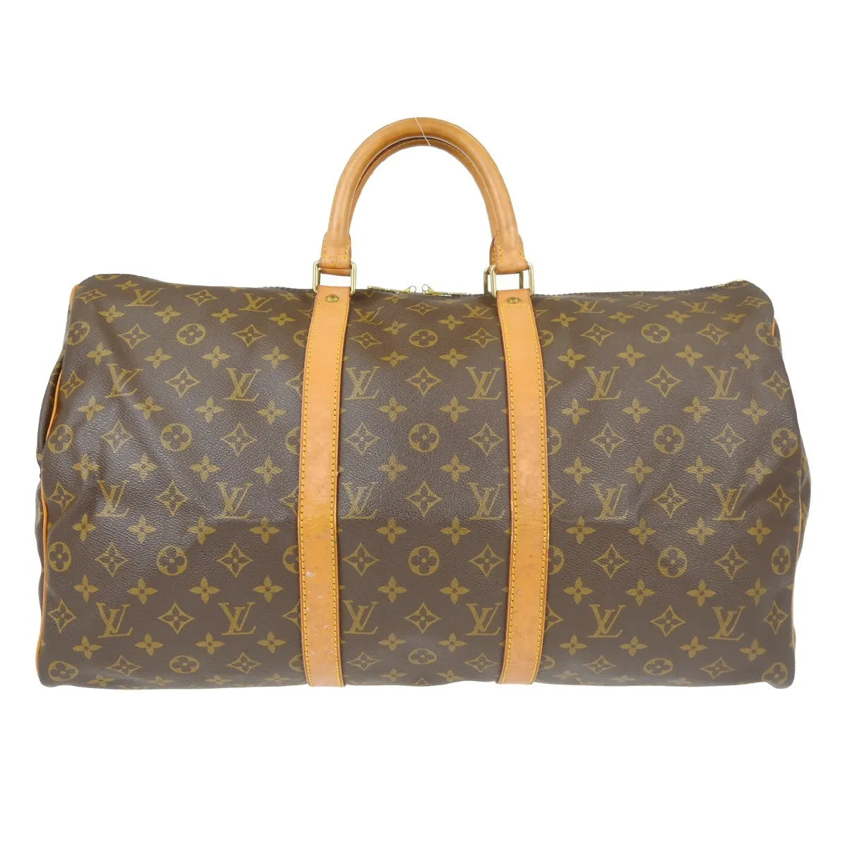 Louis Vuitton Keepall Monogram Canvas Brown Canvas Travel Bag Bag (Pre-Owned)