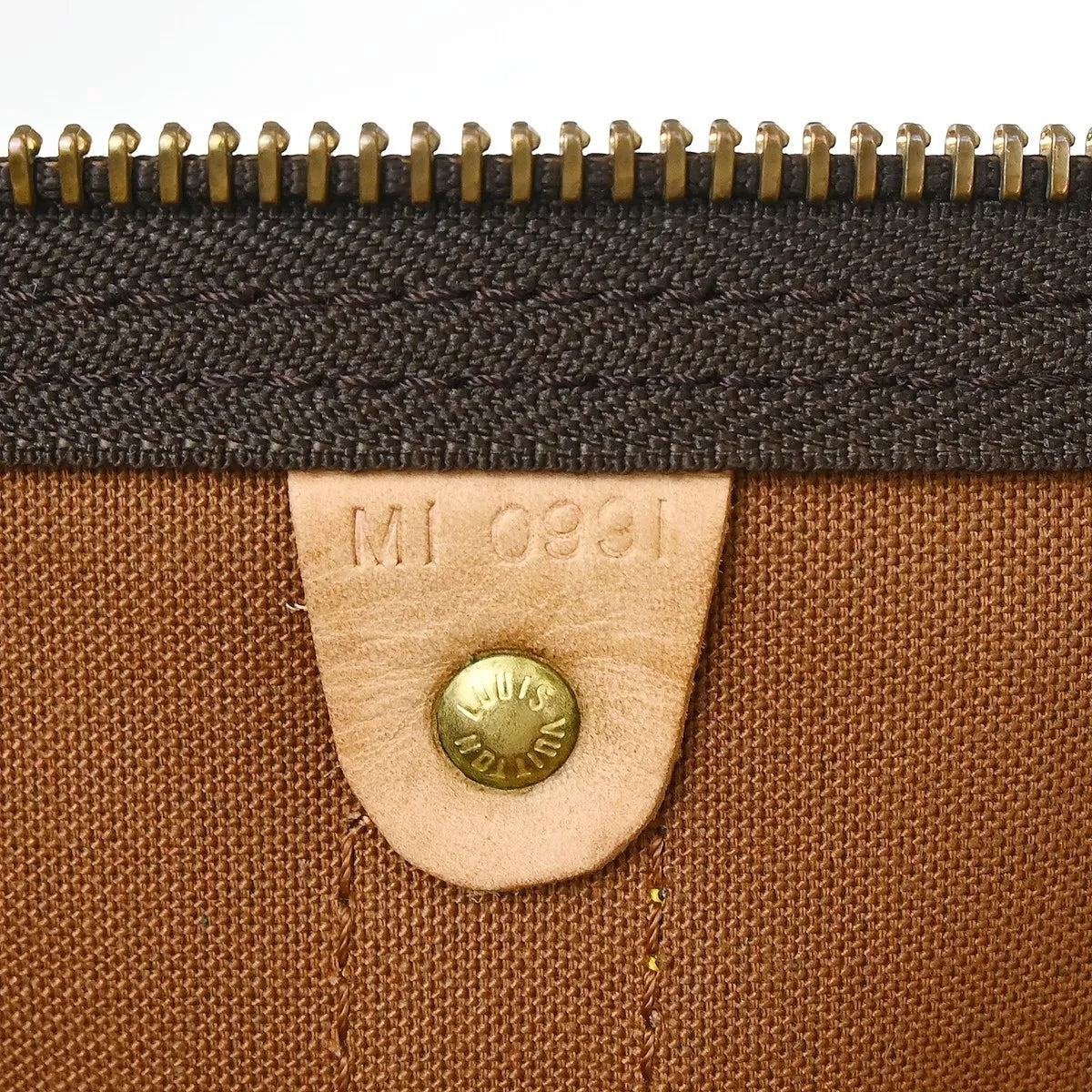 Louis Vuitton Keepall Monogram Canvas Brown Canvas Travel Bag Bag (Pre-Owned)