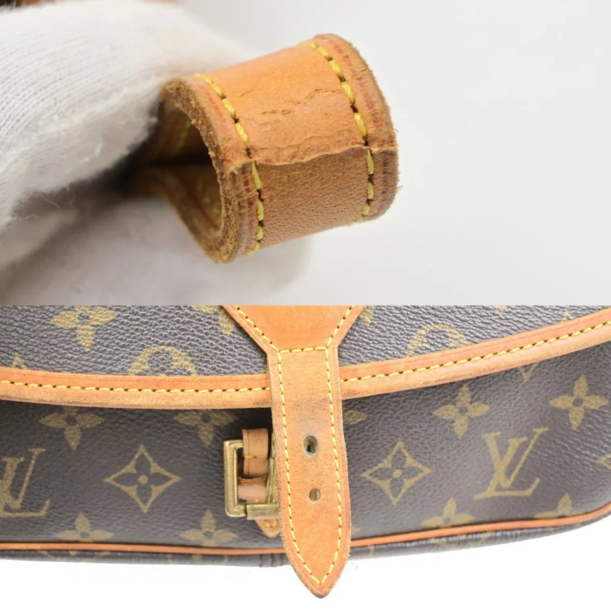 Louis Vuitton Sologne Monogram Canvas Brown Canvas Shoulder Bag Bag (Pre-Owned)