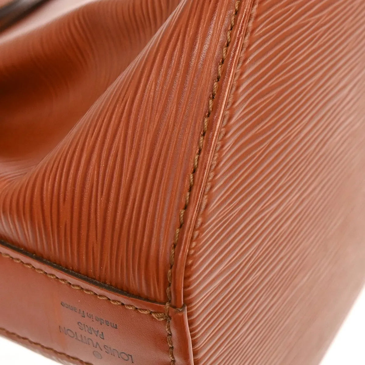 Louis Vuitton Vintage Sac D'epaule Handbag Epi Brown Leather Shoulder Bag Bag (Pre-Owned)