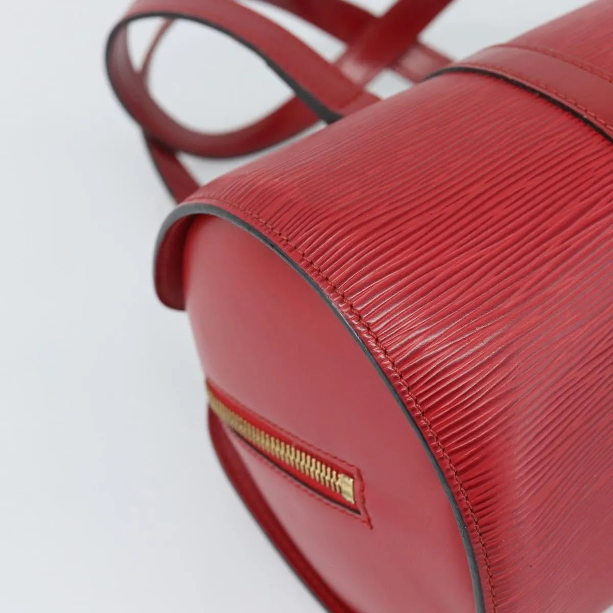 Louis Vuitton Soufflot Epi Leather Red Leather Handbag (Pre-Owned)