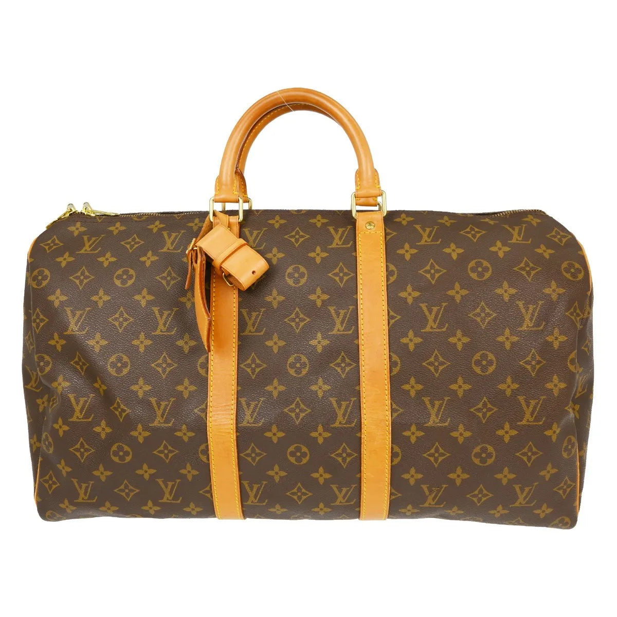 Louis Vuitton Keepall Monogram Canvas Brown Canvas Travel Bag Bag (Pre-Owned)