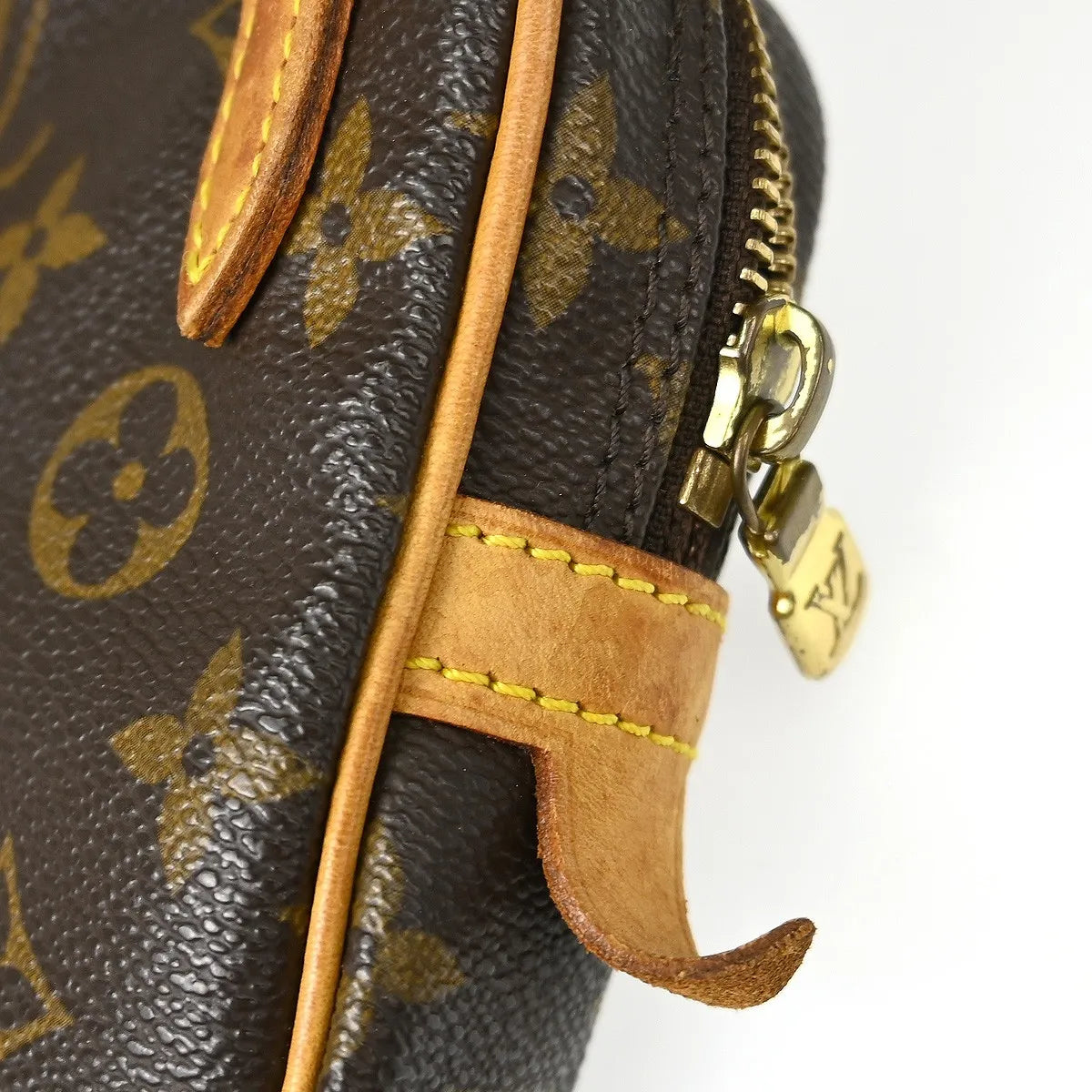 Louis Vuitton Pochette Marly Bandouliere Monogram Canvas Brown Canvas Shoulder Bag Bag (Pre-Owned)