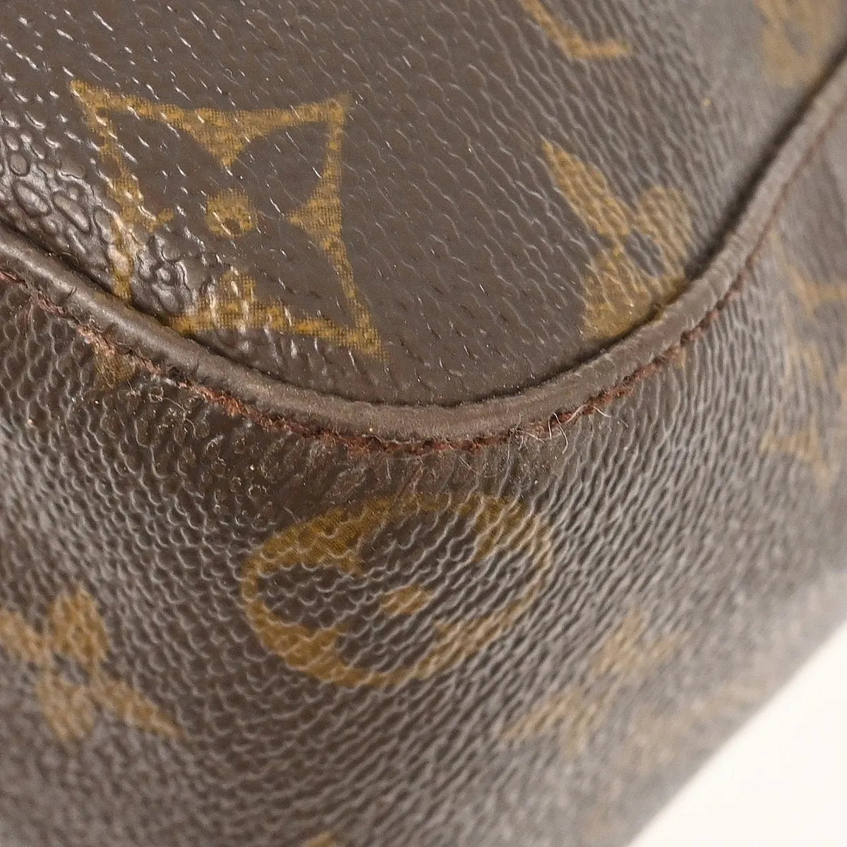 Louis Vuitton Monogram Looping Handbag Monogram Canvas Brown Canvas Shoulder Bag Bag (Pre-Owned)