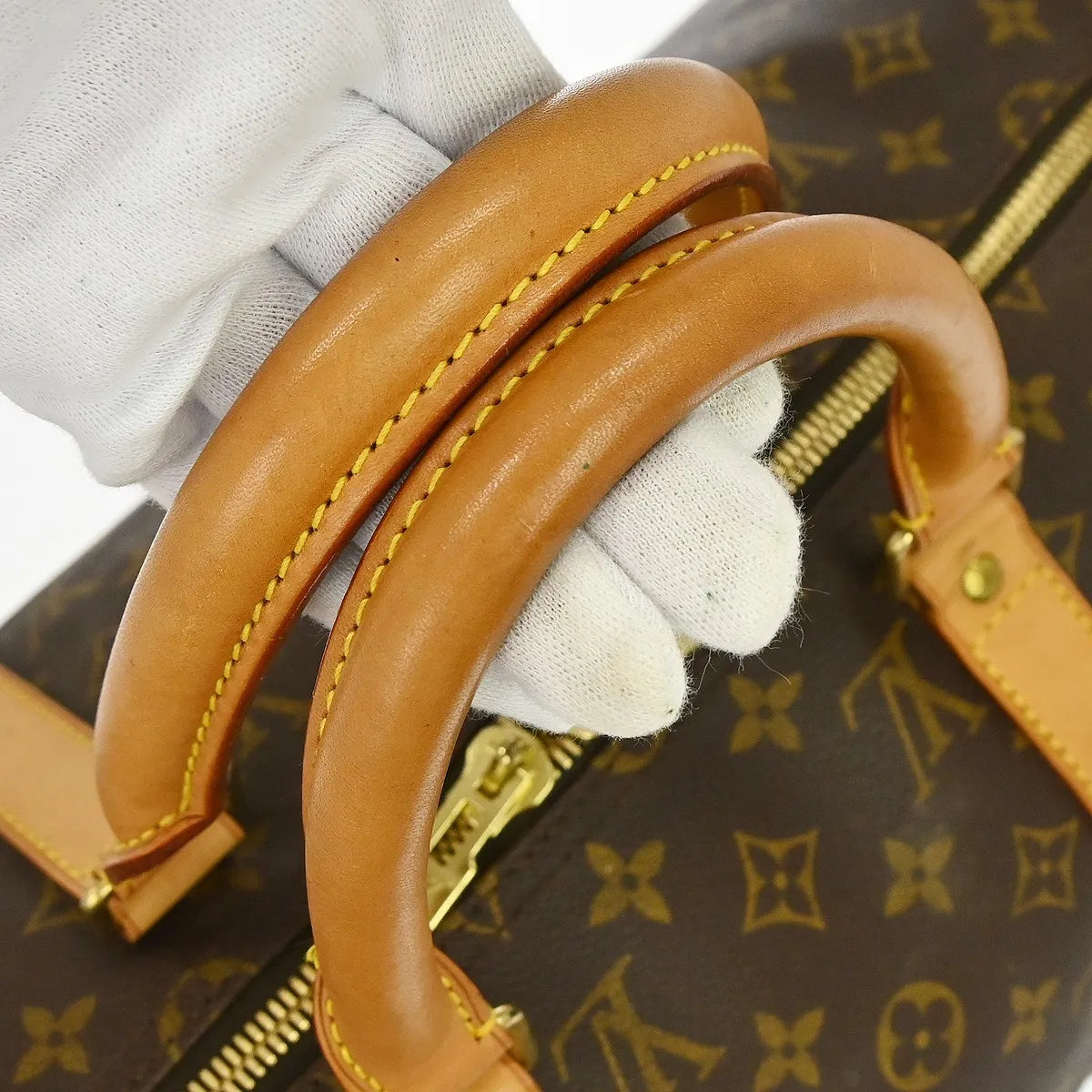 Louis Vuitton Keepall Monogram Canvas Brown Canvas Travel Bag Bag (Pre-Owned)