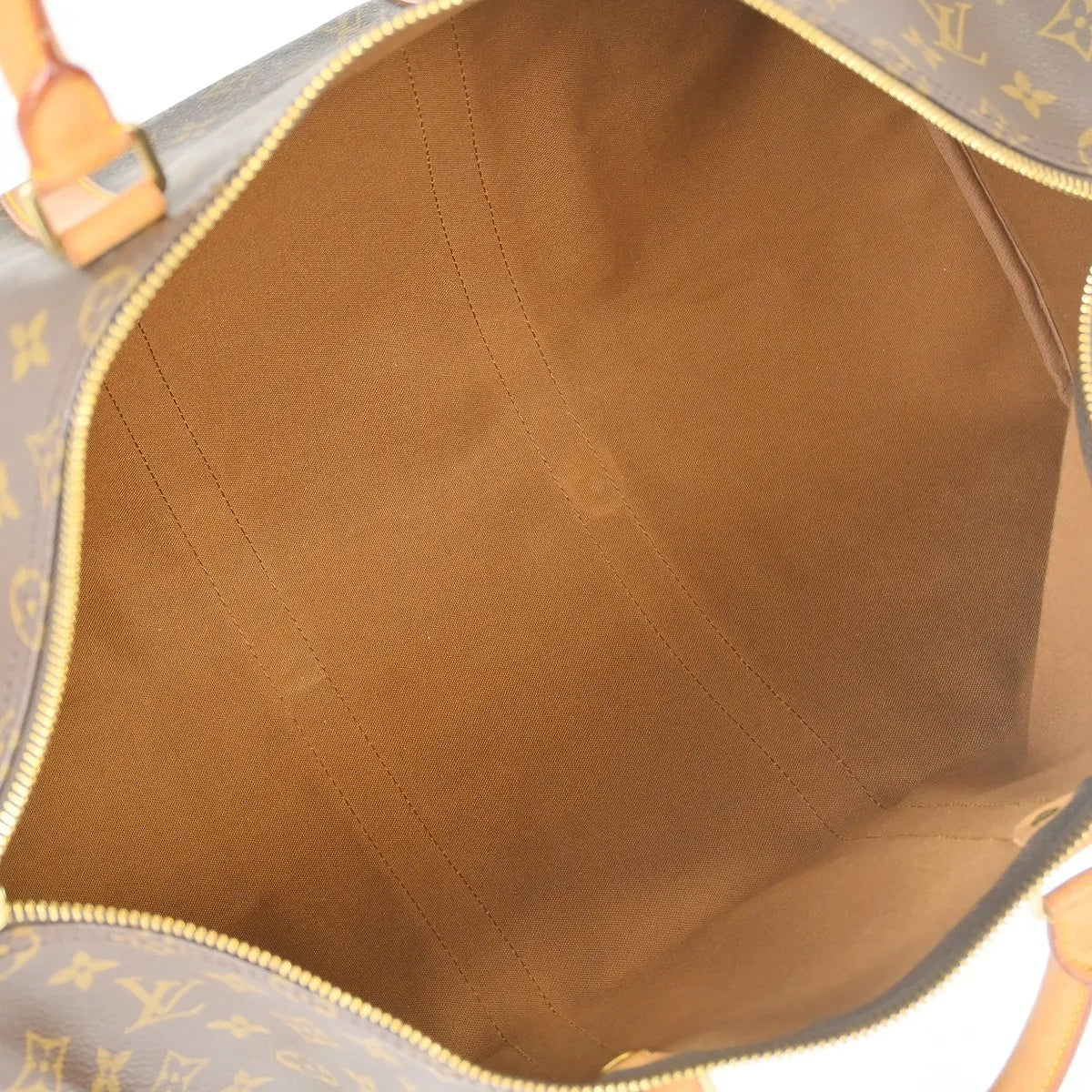 Louis Vuitton Keepall Monogram Canvas Brown Canvas Travel Bag Bag (Pre-Owned)