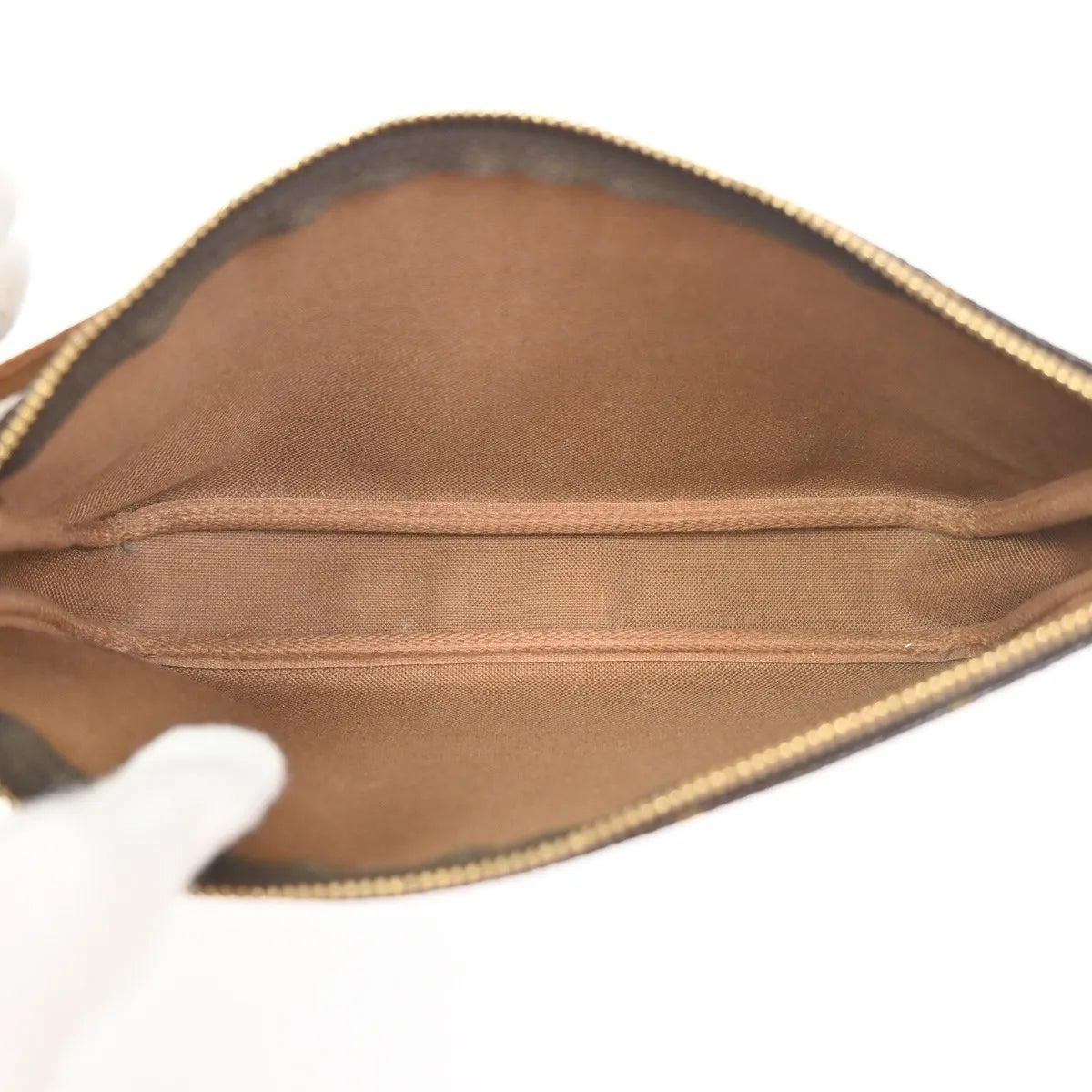 Louis Vuitton Pochette Accessoires Nm Monogram Canvas Brown Canvas Clutche & Pouche Bag (Pre-Owned)