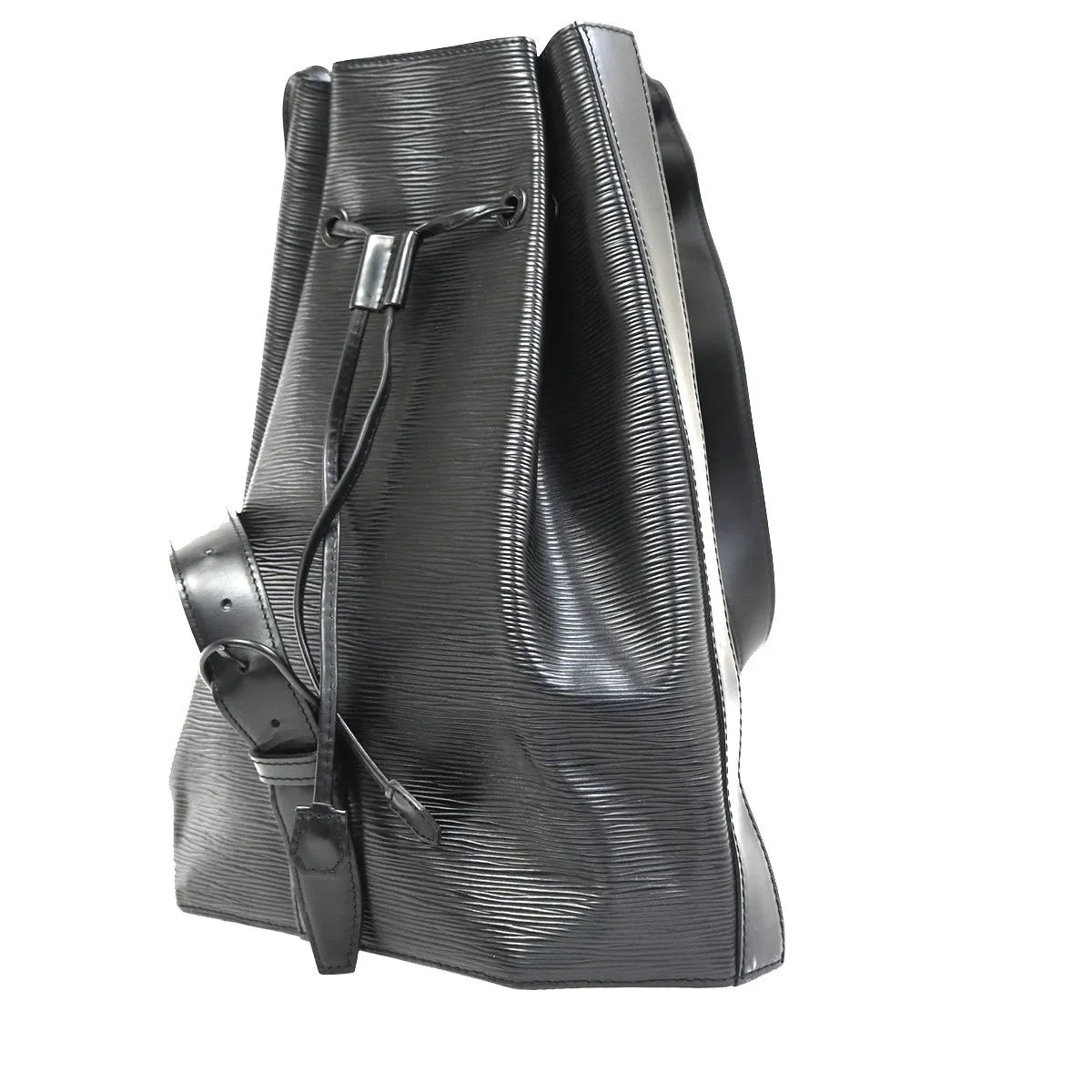 Louis Vuitton Sac A Dos Drawstring Epi Leather Black Leather Backpack Bag (Pre-Owned)