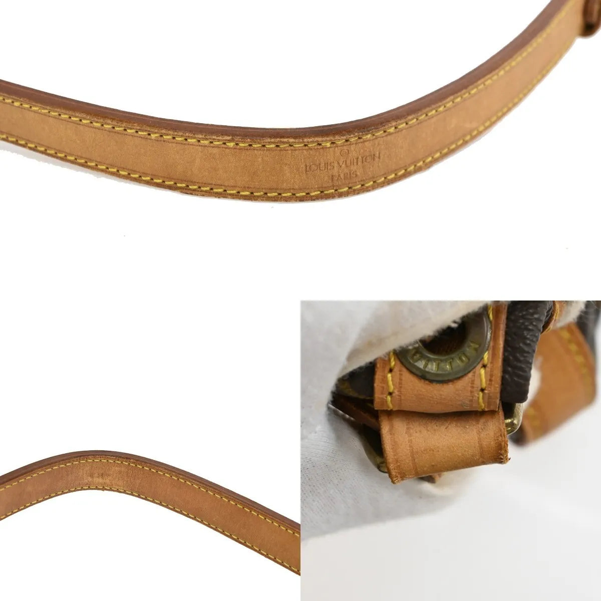 Louis Vuitton Petit Noe Monogram Canvas Brown Canvas Shoulder Bag Bag (Pre-Owned)