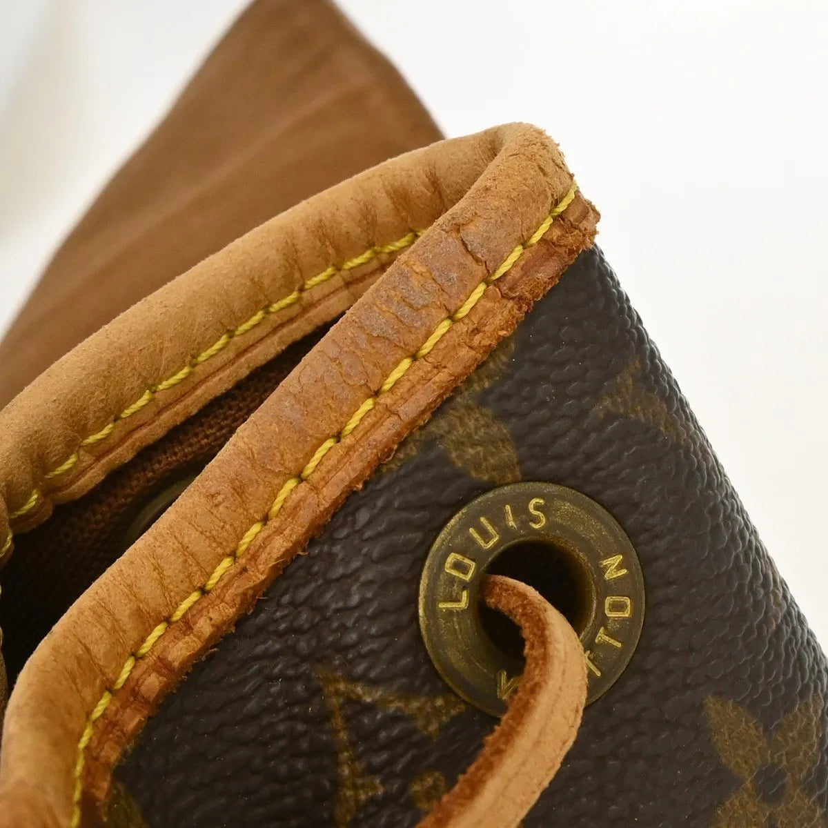 Louis Vuitton Vintage Montsouris Monogram Canvas Brown Canvas Backpack Bag (Pre-Owned)