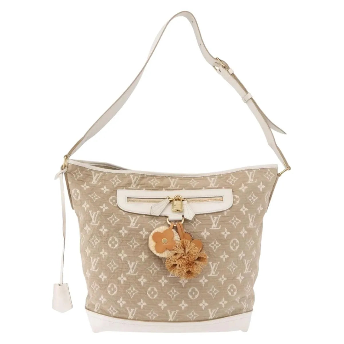 Louis Vuitton Besace Handbag Monogram Sabbia Beige Canvas Shoulder Bag Bag (Pre-Owned)