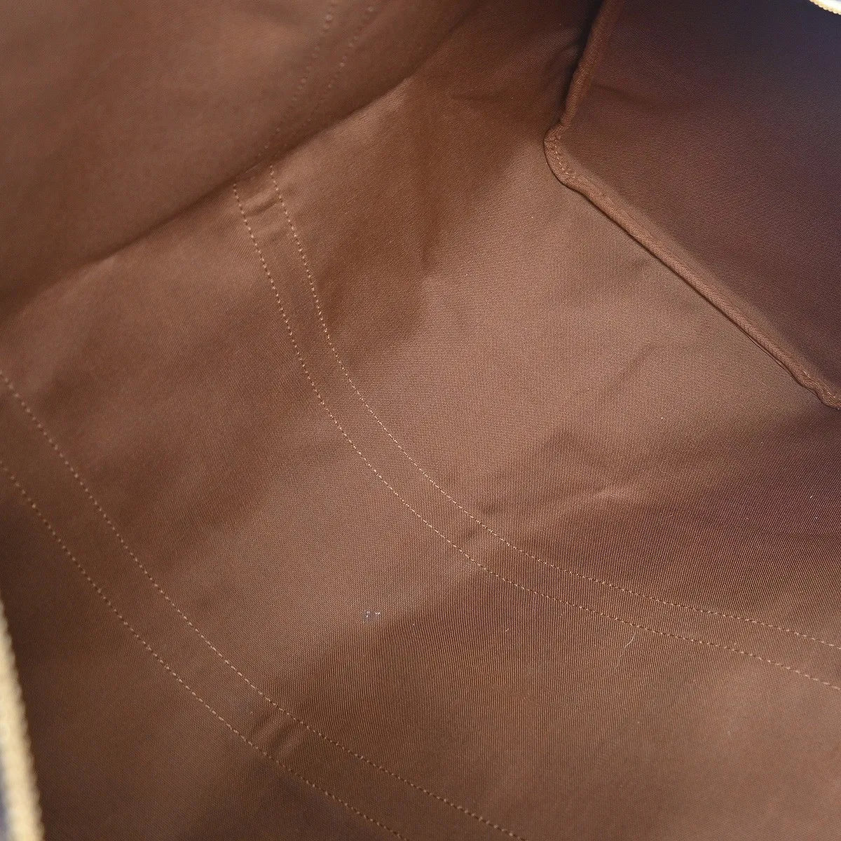 Louis Vuitton Keepall Monogram Canvas Brown Canvas Travel Bag Bag (Pre-Owned)