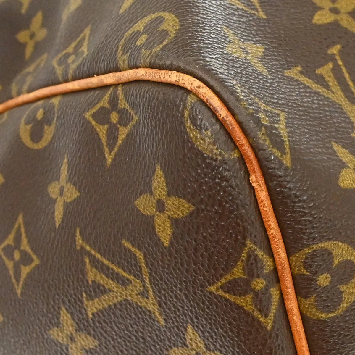 Louis Vuitton Keepall Monogram Canvas Brown Canvas Travel Bag Bag (Pre-Owned)