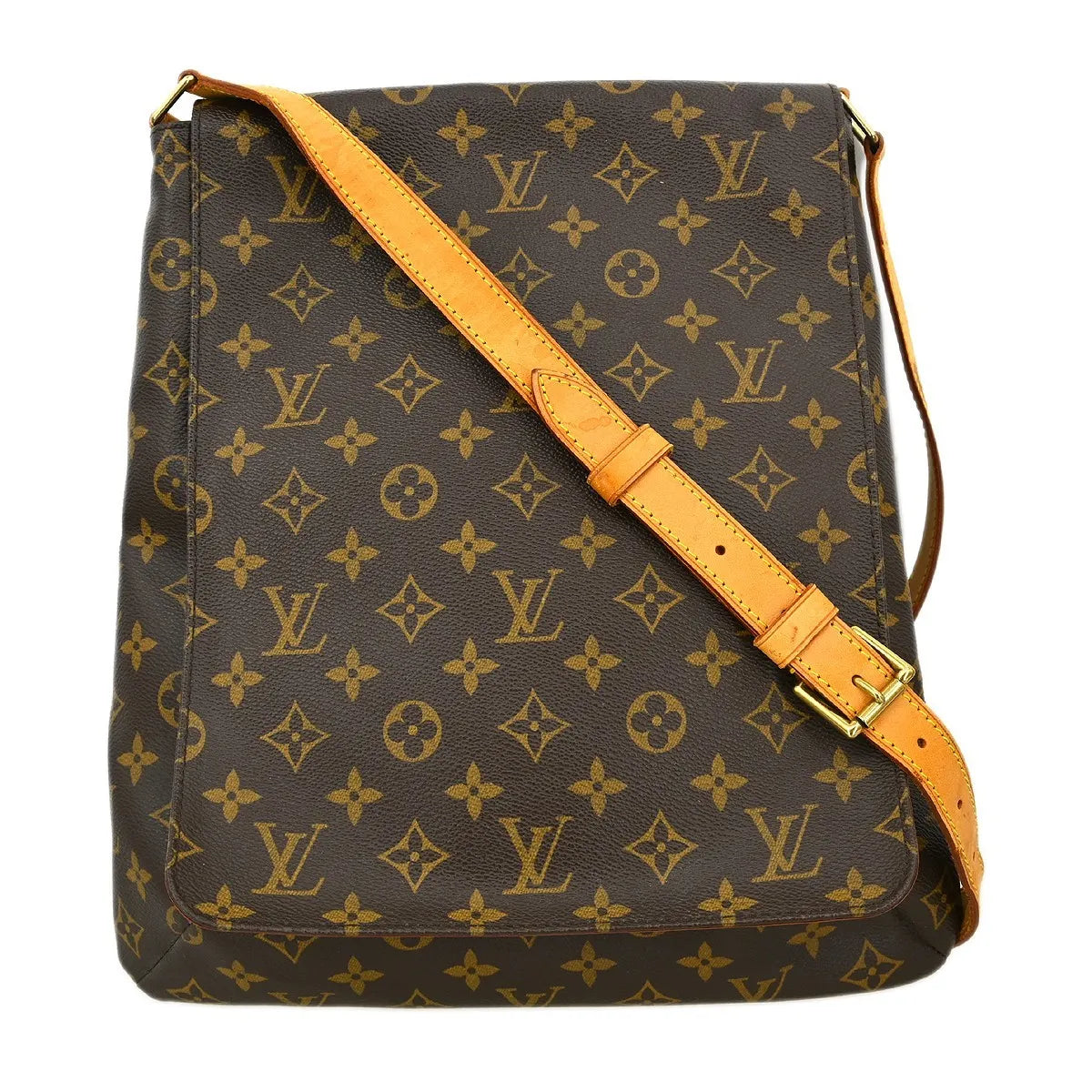 Louis Vuitton Musette Salsa Monogram Canvas Brown Canvas Shoulder Bag Bag (Pre-Owned)