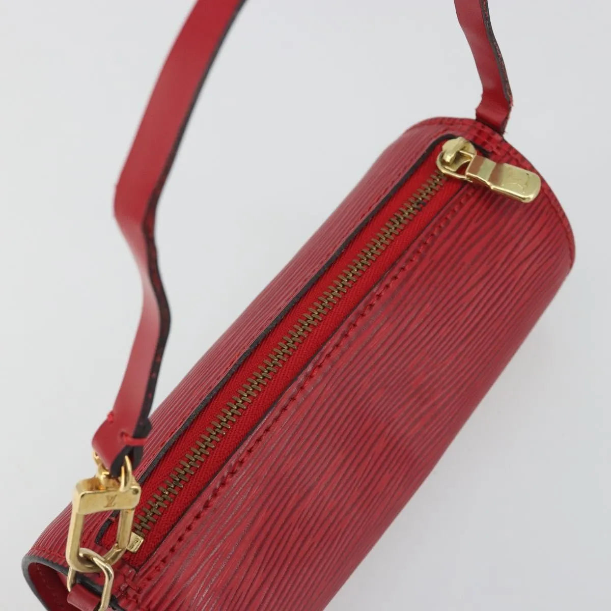 Louis Vuitton Soufflot Pochette Epi Leather Red Leather Clutche & Pouche Bag (Pre-Owned)