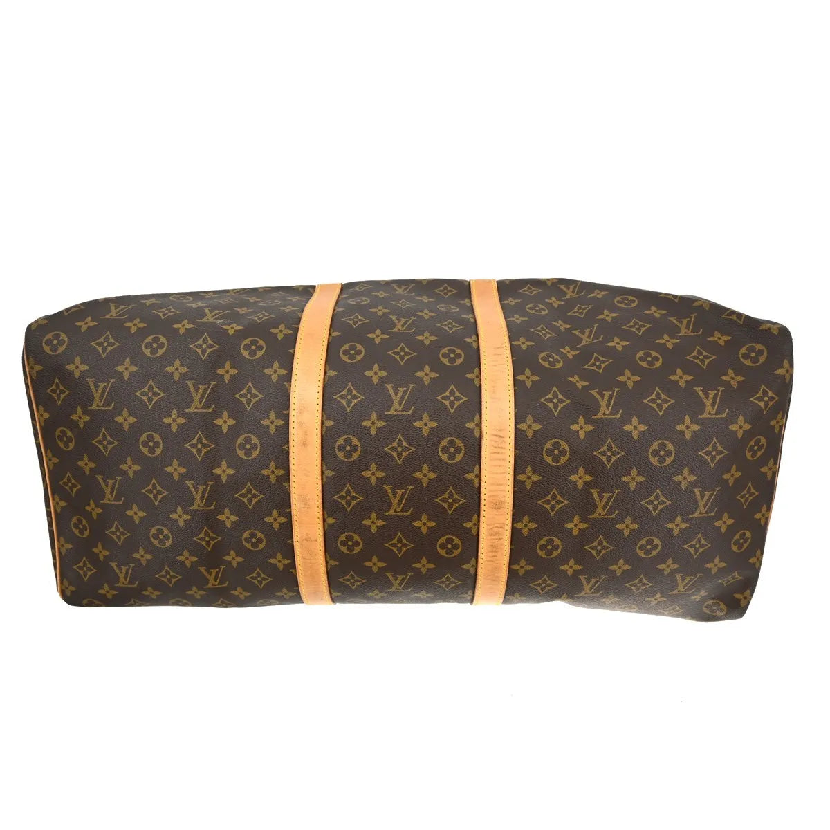 Louis Vuitton Keepall Bag Monogram Canvas Brown Canvas Travel Bag Bag (Pre-Owned)