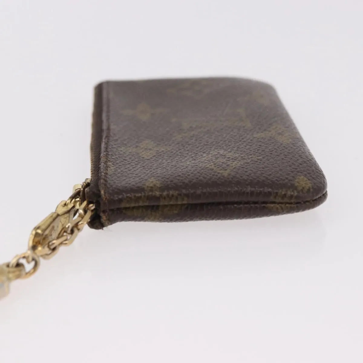 Louis Vuitton Pochette Clés Monogram Canvas Brown Canvas Wallets Accessory (Pre-Owned)
