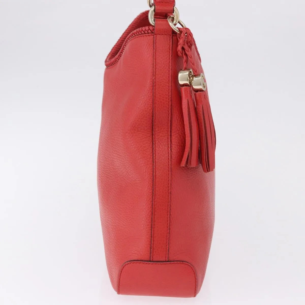 Gucci Marrakech Hobo Leather Orange Leather Shoulder Bag Bag (Pre-Owned)