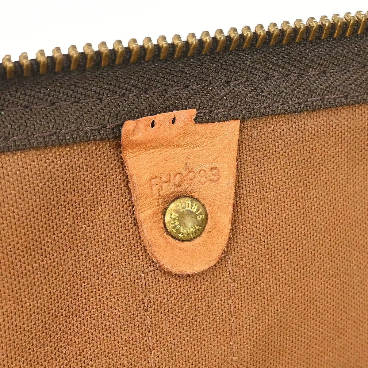 Louis Vuitton Keepall Monogram Canvas Brown Canvas Travel Bag Bag (Pre-Owned)