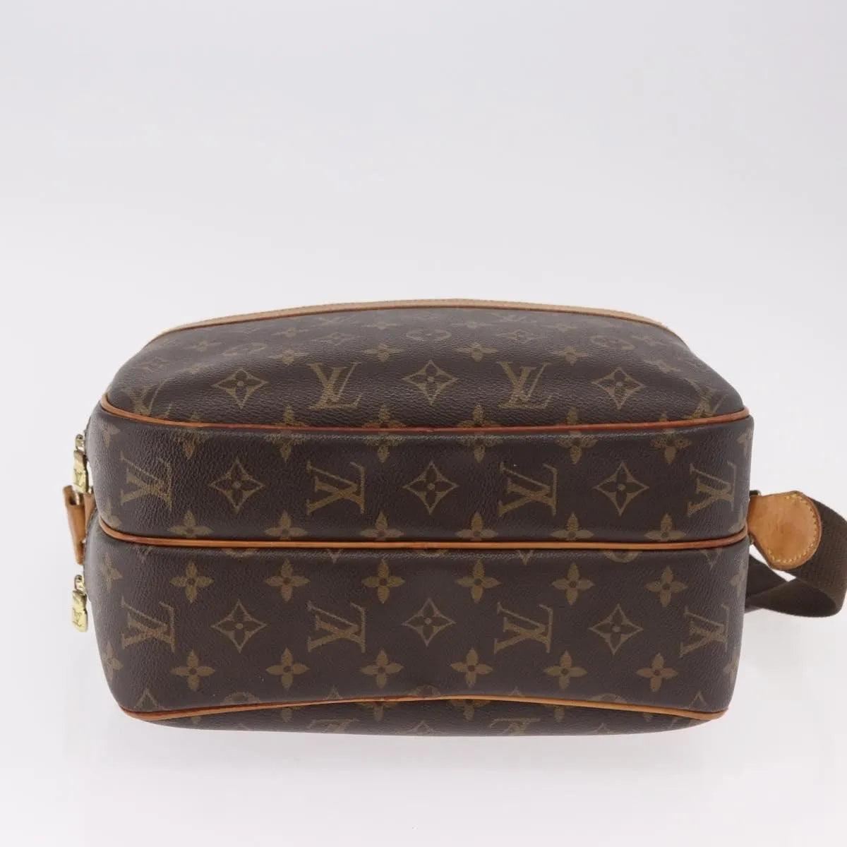 Louis Vuitton Reporter Monogram Brown Canvas Shoulder Bag Bag (Pre-Owned)
