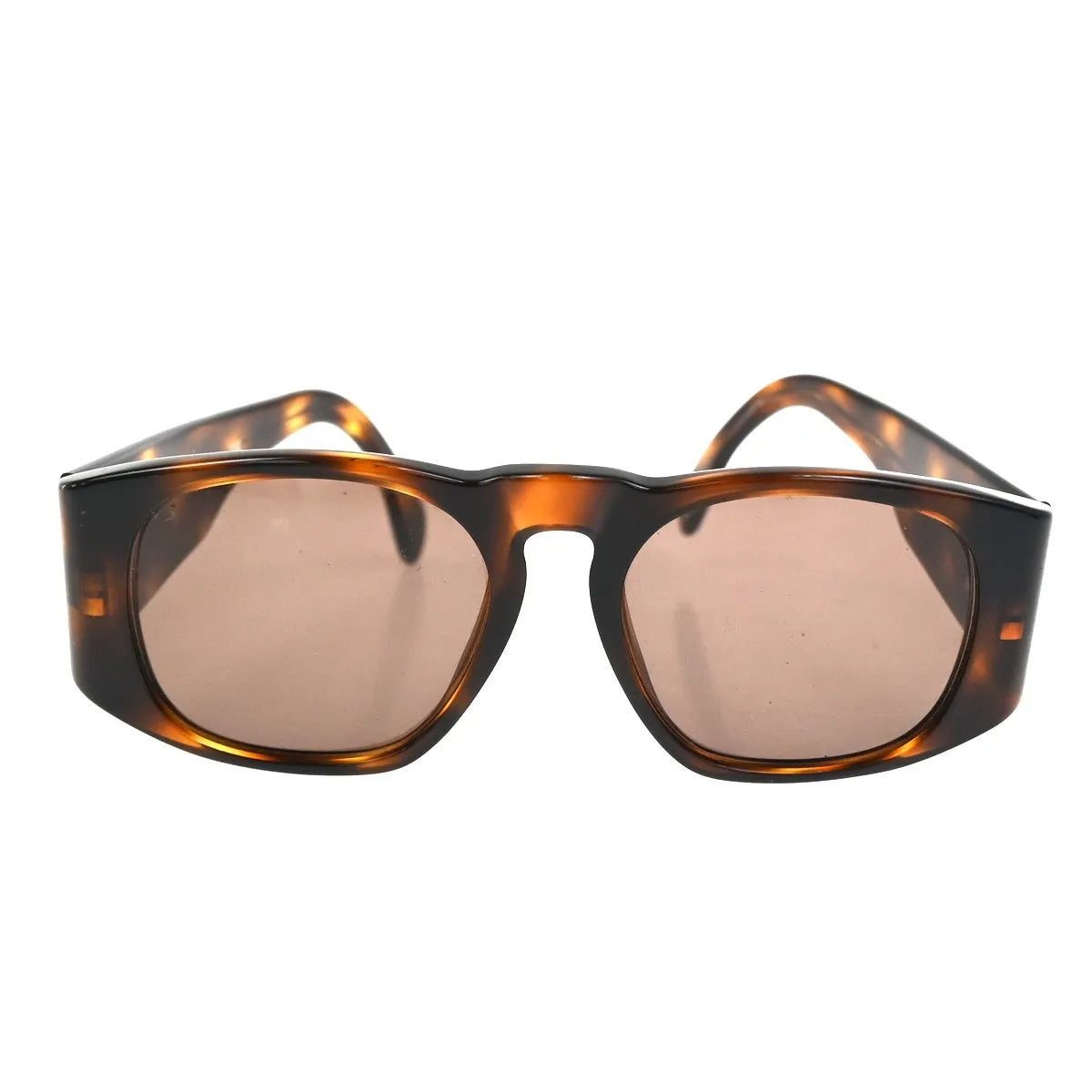 Chanel Logo Cc Plastic Brown Plastic Sunglasse Accessory (Pre-Owned)